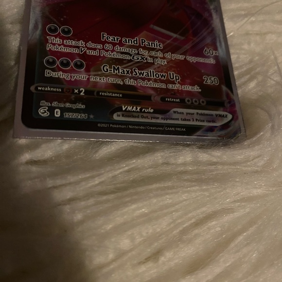 Pokemon Gengar VMAX 157/264 Card (2021) - Picture 3 of 3